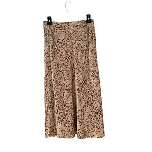 Lafayette 148 Viscose Silk Skirt Womans Size 4 Midi Length Quality Contemporary